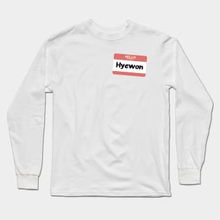 My bias is Hyewon Long Sleeve T-Shirt